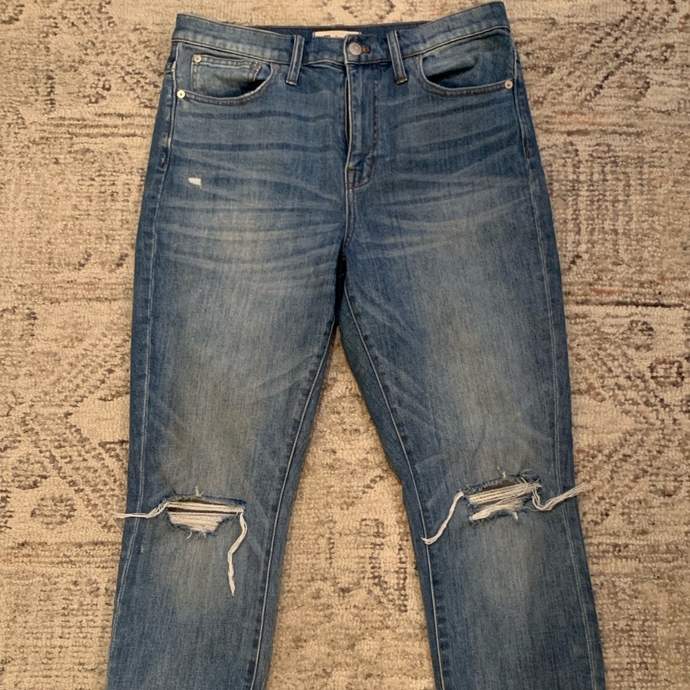 Madewell High Rise Slim Boyjean